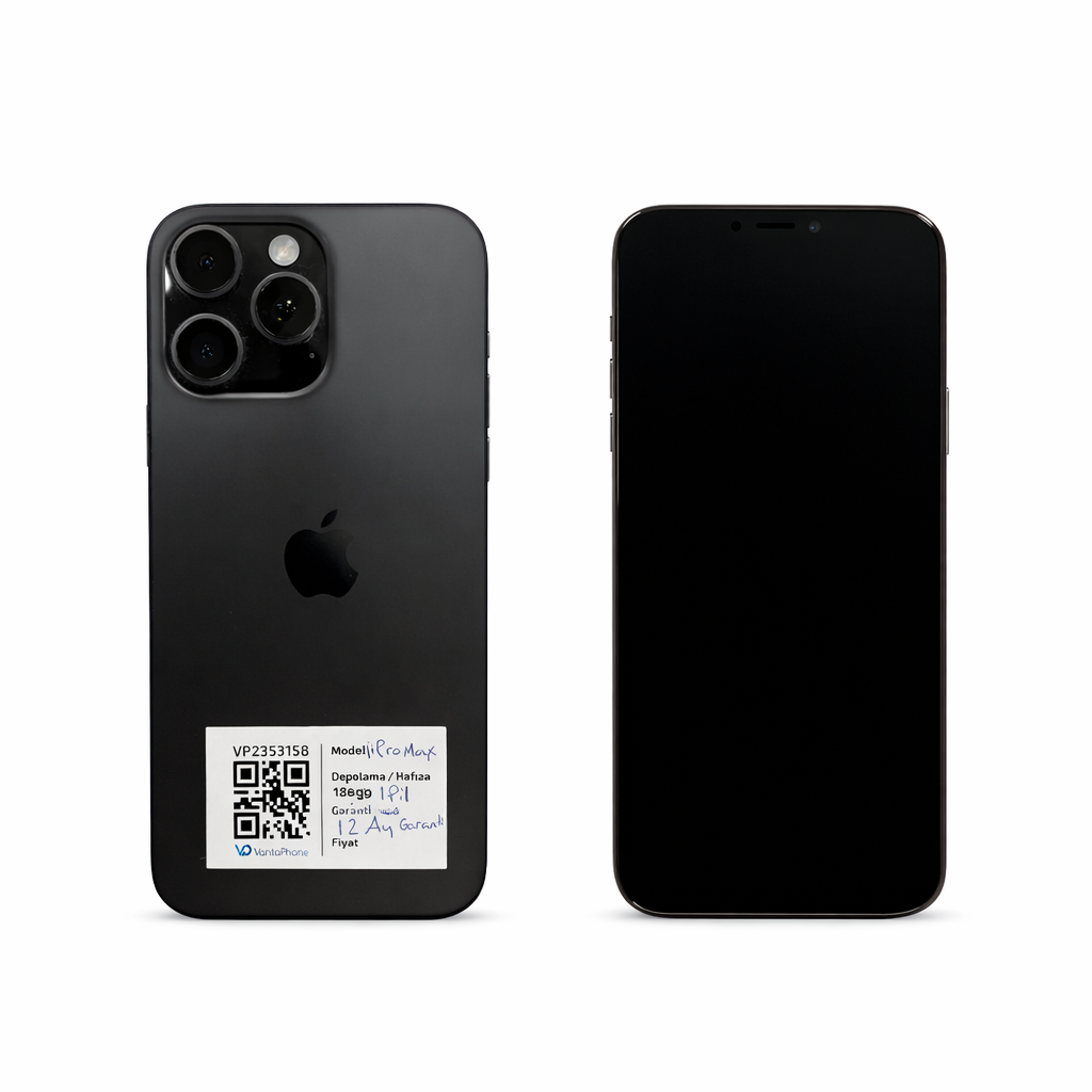 iPhone 16 Pro Max 256 GB Siyah - İkinci El