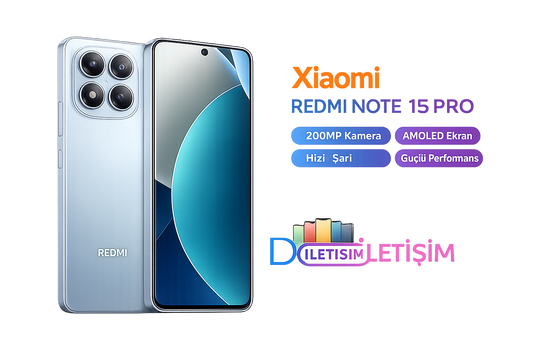 Xiaomi Redmi Note 15 Pro Akıllı Telefon – AMOLED Ekran, Güçlü Performans, Yüksek Kamera Kalitesi