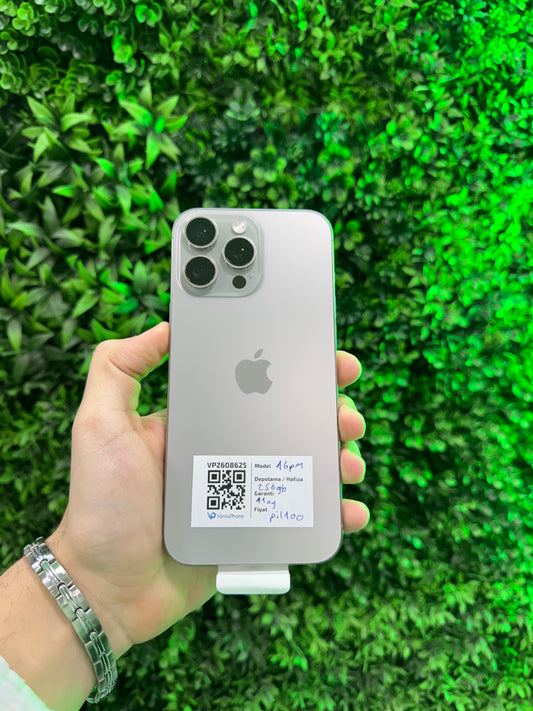 iPhone 16 Pro Max 256 GB Natural Titanyum – İkinci El
