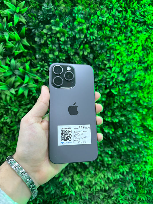 iPhone 15 Pro Max 256 GB Siyah – İkinci El