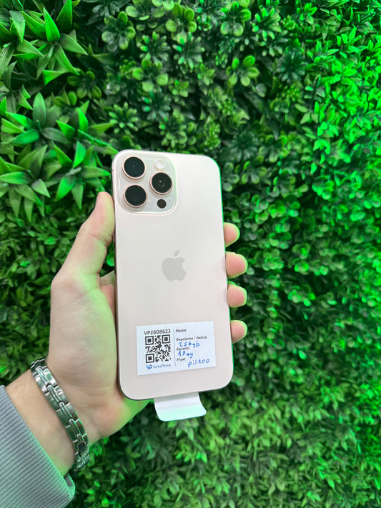 iPhone 16 Pro Max 256 GB Çöl Titanyum – İkinci el