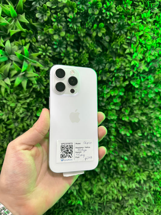 iPhone 16 Pro 128 GB Beyaz – İkinci el